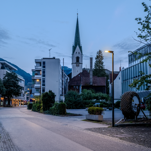Dornbirn setzt bei der Erneuerung der öffentlichen Beleuchtung auf innovative Lichttechnik von THORN
